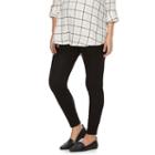 Maternity A:glow Full Belly Panel Crop Jeggings, Women's, Size: 14-mat, Black
