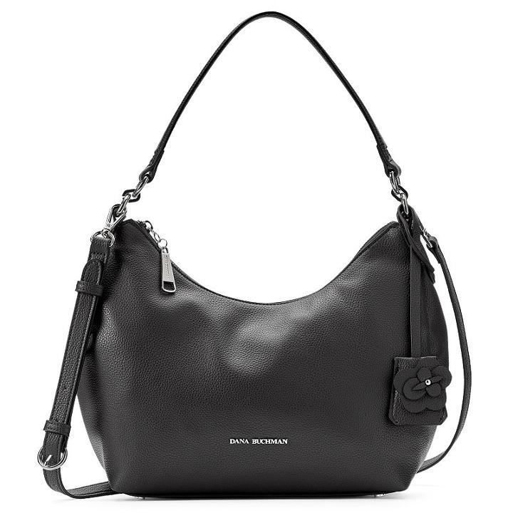 Dana Buchman Loretta Hobo, Women's, Black