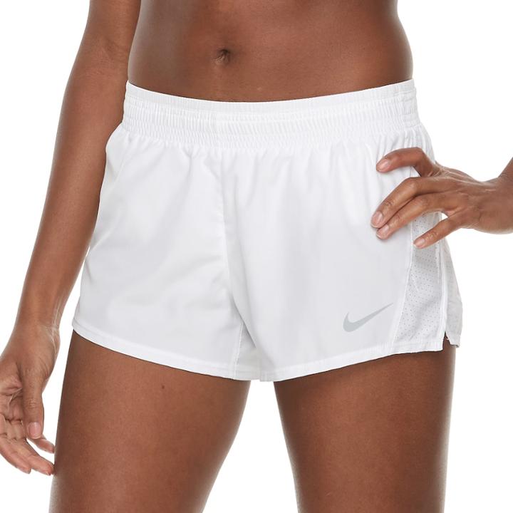 Women's Nike 10k 2 Running Shorts, Size: Xs, White