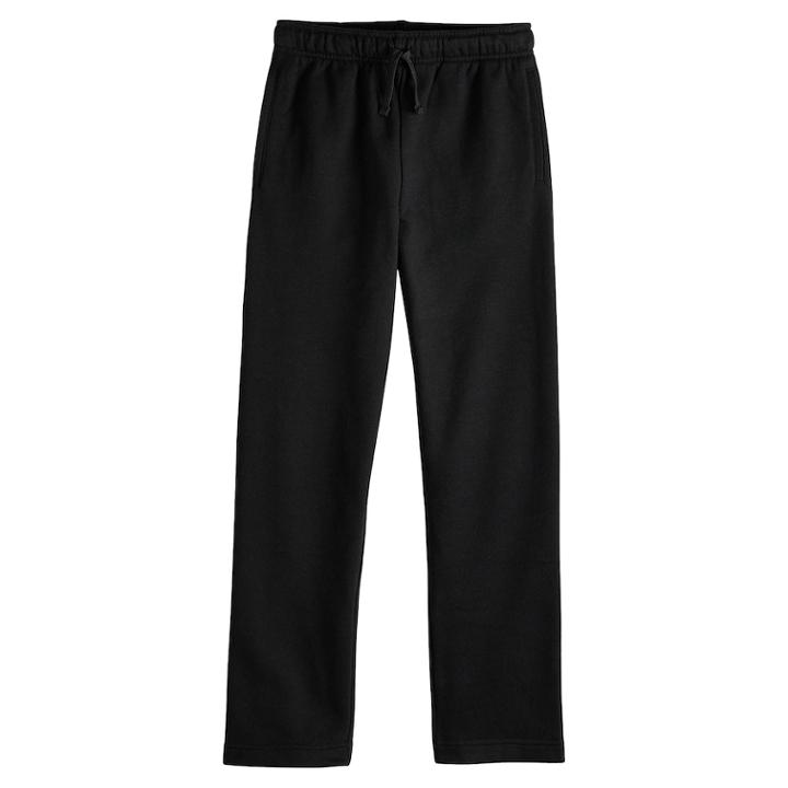 Boys 8-20 Tek Gear&reg; Ultra Soft Fleece Pants, Size: M(10-12), Black