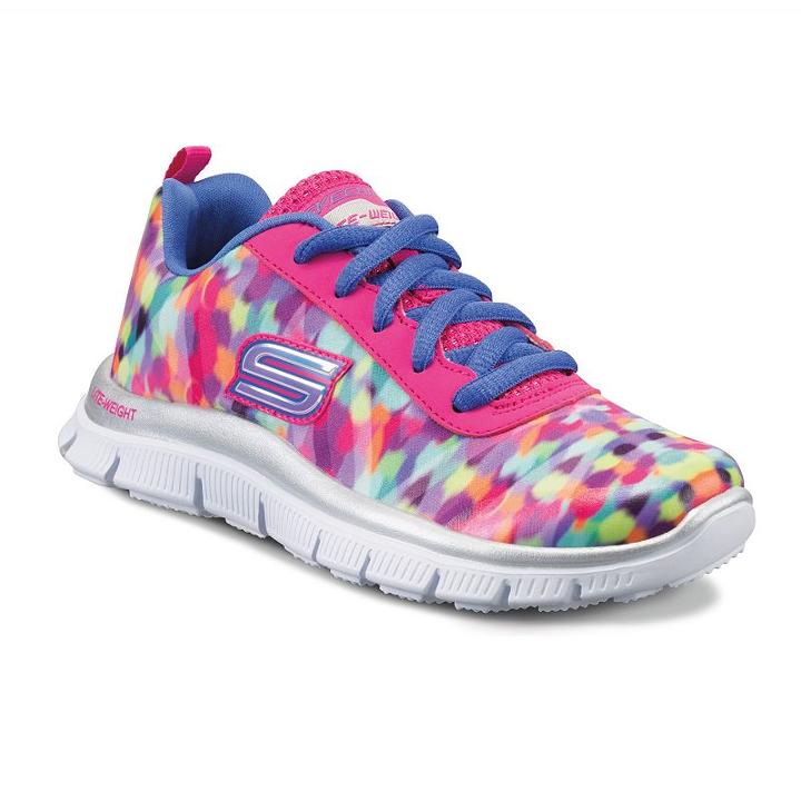 Skechers Skech Appeal Rainbow Grade School Girls' Shoes, Girl's, Size: 5, Blue Other