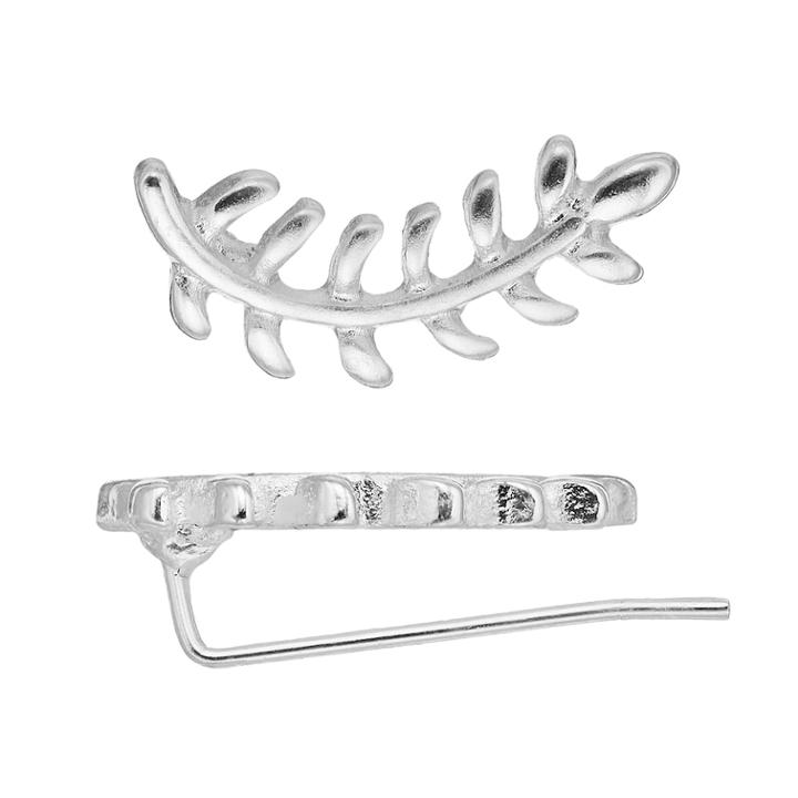 Lc Lauren Conrad Vine Nickel Ear Climbers, Women's, Silver