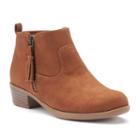 Sonoma Goods For Life&trade; Girls' Faux-suede Ankle Boots, Girl's, Size: 2, Brown