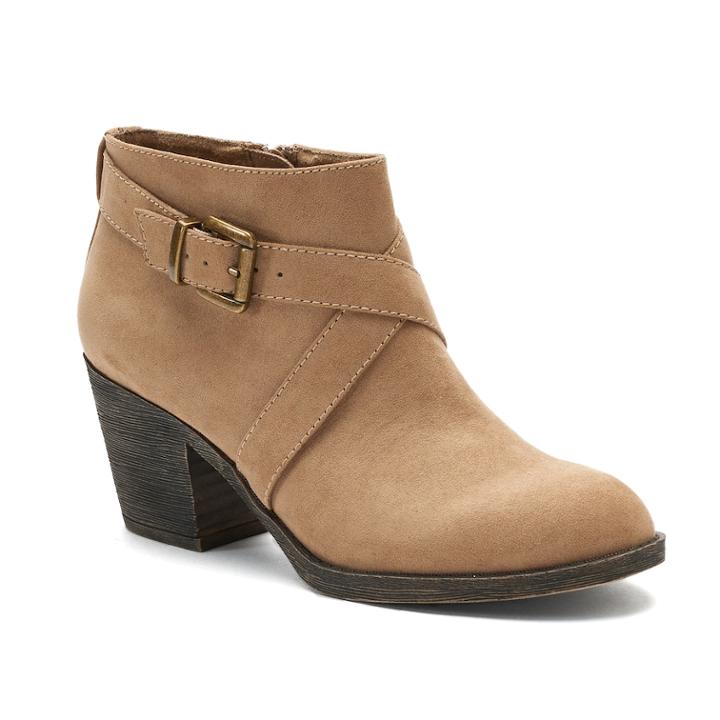 Unleashed By Rocket Dog Sanz Women's Ankle Boots, Size: Medium (6), Beige Oth