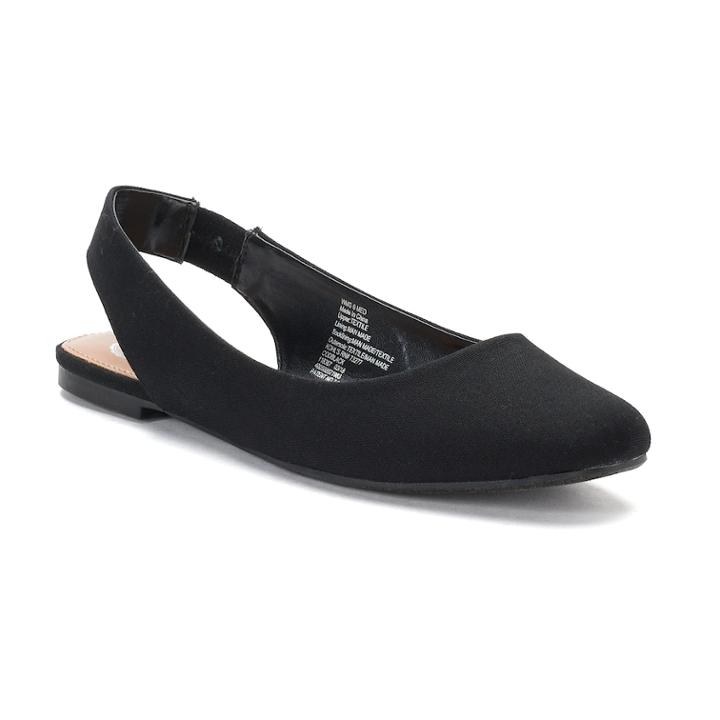 So&reg; Cod Women's Flats, Size: Medium (8.5), Black