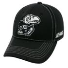 Adult Top Of The World Kansas Jayhawks Dynamic Performance One-fit Cap, Men's, Black