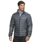 Men's Columbia Elm Ridge Hybrid Puffer Jacket, Size: Large, Light Grey