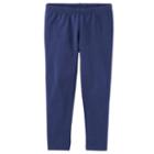 Girls 4-8 Oshkosh B'gosh&reg; Solid Leggings, Girl's, Size: 8, Med Blue