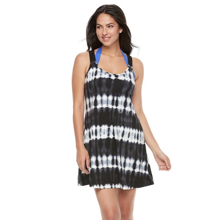 Women's Apt. 9&reg; Macram Cover-up, Size: Xl, Black White