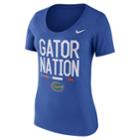 Women's Nike Florida Gators Local Spirit Tee, Size: Xl, Blue