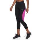 Women's Nike Power Sprinter Running Capri Leggings, Size: Large, Grey (charcoal)