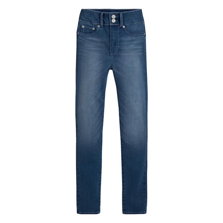 Girls 7-16 Levi's High-rise Super Skinny Jeans, Size: 10, Med Blue