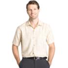 Men's Van Heusen Air Classic-fit Patterned Button-down Shirt, Size: Xxl, Beige
