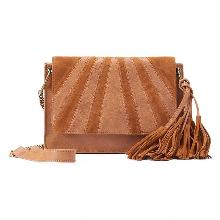 Sonoma Goods For Life&trade; Sofie Tassel Crossbody Bag, Women's, Red/coppr (rust/coppr)