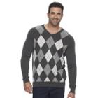 Big & Tall Croft & Barrow&reg; True Comfort Classic-fit Easy-care V-neck Sweater, Men's, Size: 3xb, Dark Grey