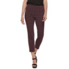 Women's Elle&trade; Pull-on Ankle Dress Pants, Size: Small, Red