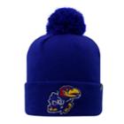 Youth Top Of The World Kansas Jayhawks Pom Beanie, Adult Unisex, Med Blue