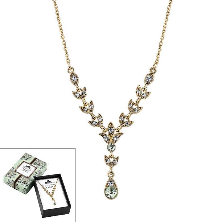 Downton Abbey Vine Y Necklace, Women's, Size: 16, Green