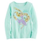 Disney's Tangled Rapunzel Girls 4-7 Glitter & Squin Adventure Graphic Tee By Jumping Beans&reg;, Size: 6x, Lt Green