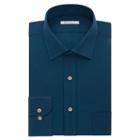 Men's Van Heusen Flex Collar Regular-fit Pincord Dress Shirt, Size: 16-34/35, Blue Other