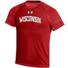 Boys 8-20 Under Armour Wisconsin Badgers Raglan Tee, Size: S 8, Red