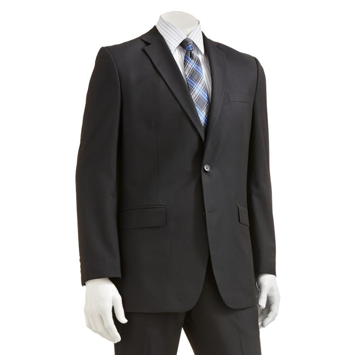 Men's Apt. 9&reg; Premier Flex Slim-fit Suit Coat, Size: 42 Long, Black