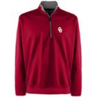 Men's Oklahoma Sooners 1/4-zip Leader Pullover, Size: Xl, Red