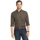 Men's Arrow Heritage Regular-fit Twill Button-down Shirt, Size: Medium, Dark Green