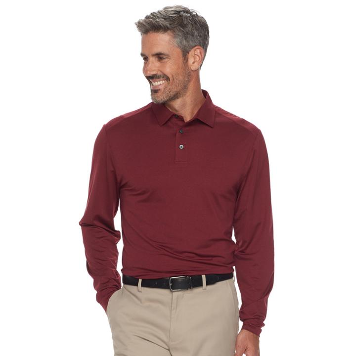 Big & Tall Grand Slam Motionflow 360 Regular-fit Performance Golf Polo, Men's, Size: 3xl Tall, Red Overfl