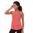 Women's Petite Tek Gear&reg; Racer Back Tank, Size: L Petite, Med Orange