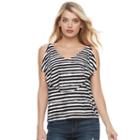 Women's Juicy Couture Ruffle Popover Tank, Size: Xl, Black