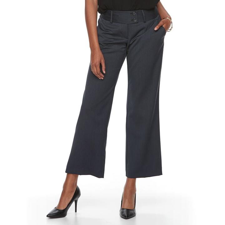 Petite Apt. 9&reg; Curvy Dress Pants, Women's, Size: 12 Petite, Blue