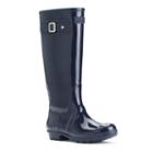 Seven7 British Girl Women's Waterproof Rain Boots, Size: 10, Blue (navy)