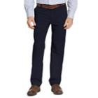 Men's Izod Classic-fit Performance Flat-front Pants, Size: 38x30, Blue (navy)