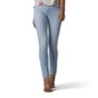 Women's Lee Rebound Slim Fit Skinny Jeans, Size: 14 Avg/reg, Dark Blue