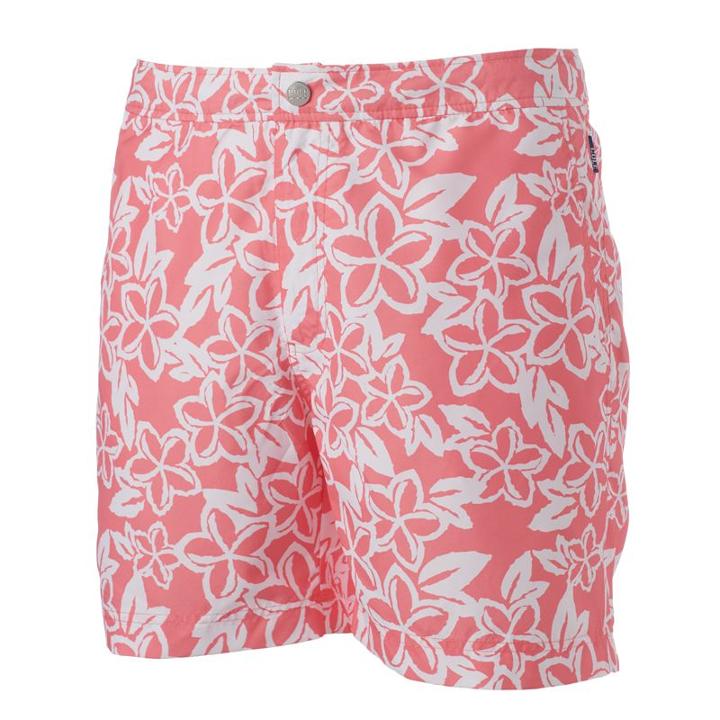 Men's Cole Slim-fit Floral Hybrid Swim Shorts, Size: 32, Pink