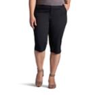 Plus Size Lee Lorelie Skimmer Capris, Women's, Size: 18 - Regular, Black