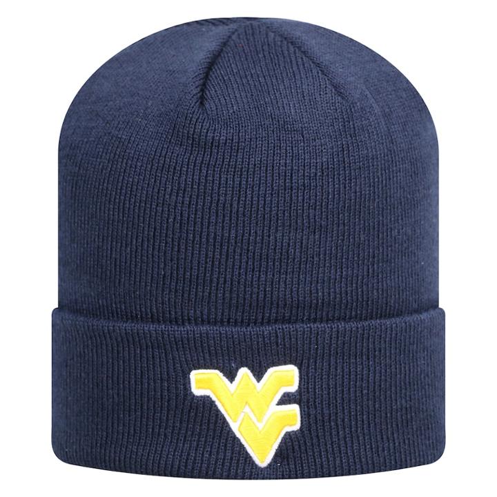Adult Top Of The World West Virginia Mountaineers Tow Knit Beanie, Men's, Blue (navy)