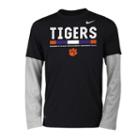Boys 8-20 Nike Clemson Tigers Legend Tee Set, Size: S 8, Black