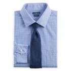 Big & Tall Croft & Barrow&reg; Classic-fit Stretch-collar Dress Shirt And Patterned Tie Boxed Set, Men's, Size: 19 36/7t, Blue (navy)
