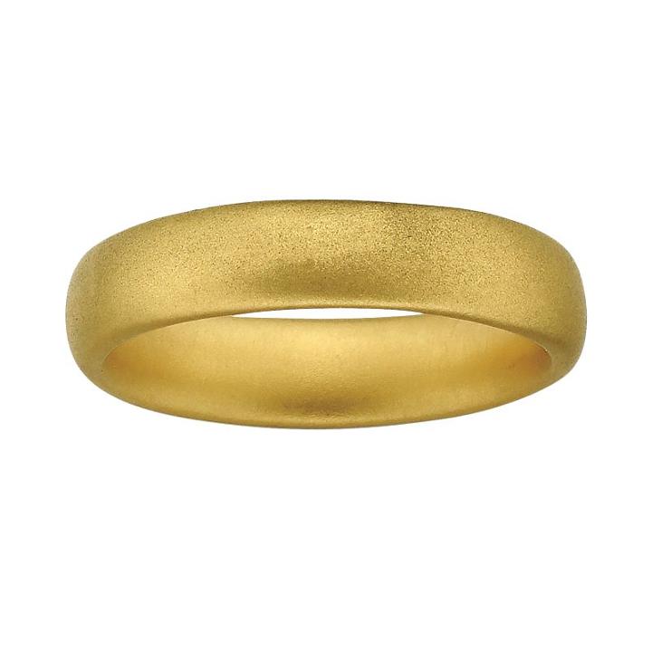 Stacks And Stones 18k Gold Over Silver Satin Finish Stack Ring, Women's, Size: 9, Yellow