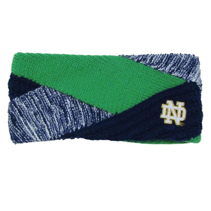 Women's Notre Dame Fighting Irish Criss Cross Headband, Multicolor