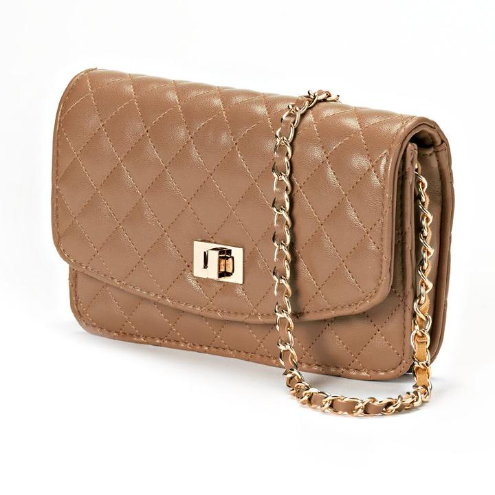 Mellow World Amanda Quilted Crossbody Wallet, Women's, Beig/green (beig/khaki)