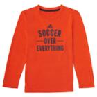 Boys 4-7x Adidas Long-sleeve Sports Collage Graphic Tee, Size: 6, Drk Orange