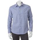 Men's Apt. 9&reg; Slim-fit Stretch Button-down Shirt, Size: Med Slim, Med Grey