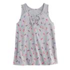 Girls 7-16 & Plus Size Mudd&reg; Lace-up Tank Top, Size: 10, Grey Other