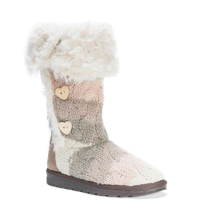 Muk Luks Felicity Women's Water-resistant Boots, Girl's, Size: 10, White