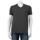 Men's Apt. 9 Solid V-neck Tee, Size: Xxl, Grey