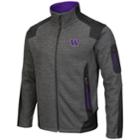 Men's Campus Heritage Washington Huskies Double Coverage Jacket, Size: Medium, Med Grey