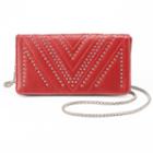 Olivia Miller Vivica Chevron Studded Crossbody Bag, Women's, Dark Red
